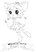 ナスカちゃんぬりえ
