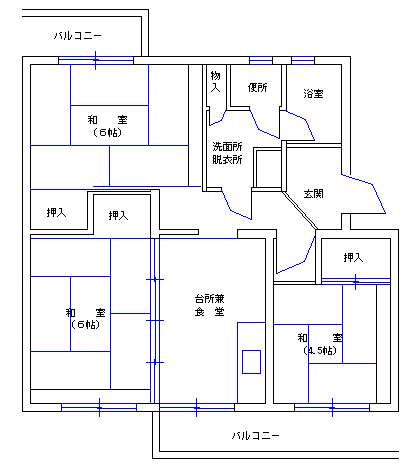 佐田団地1号棟