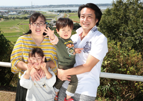 霞ヶ浦（北浦）を見渡せる城山公園にて