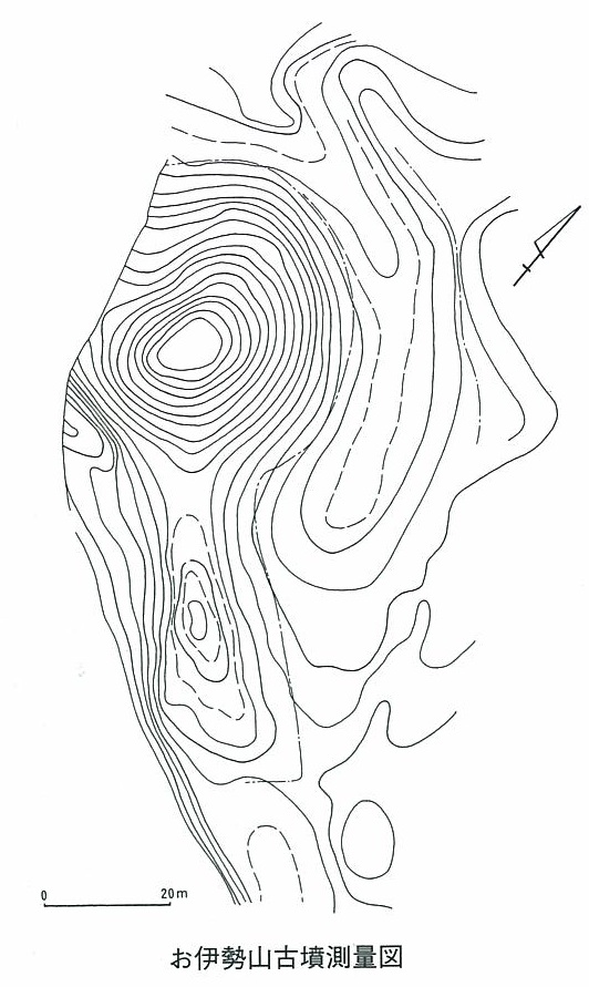 お伊勢山古墳測量図