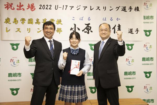 女子レスリング　小原さん