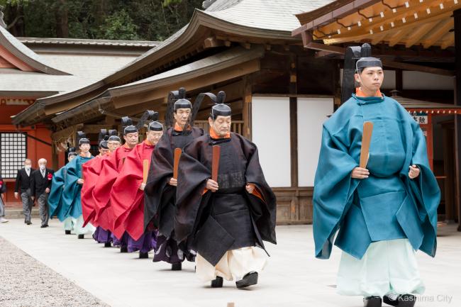 神職並びに参列者