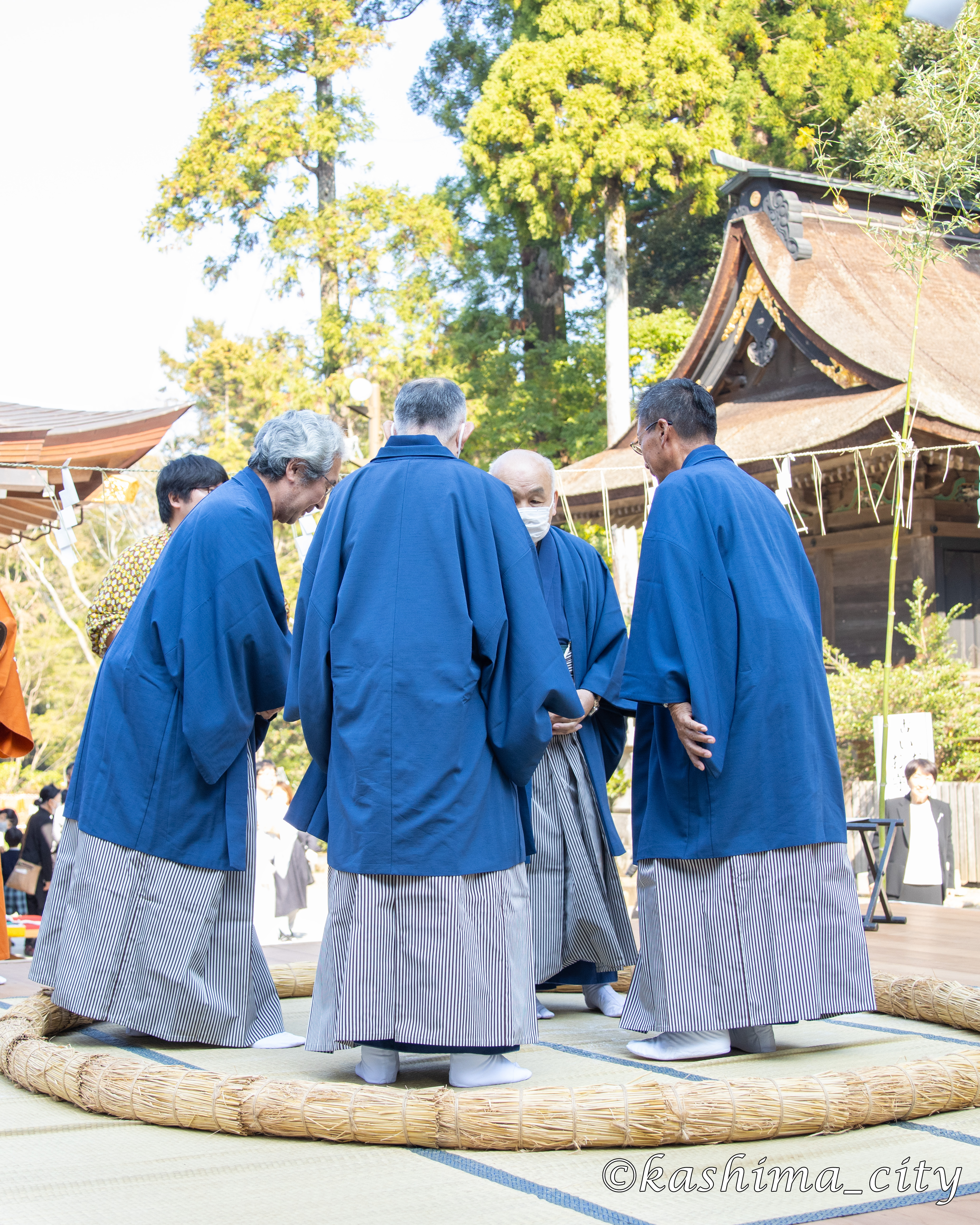 物言いがつき協議中