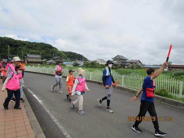 ウォーキングの様子