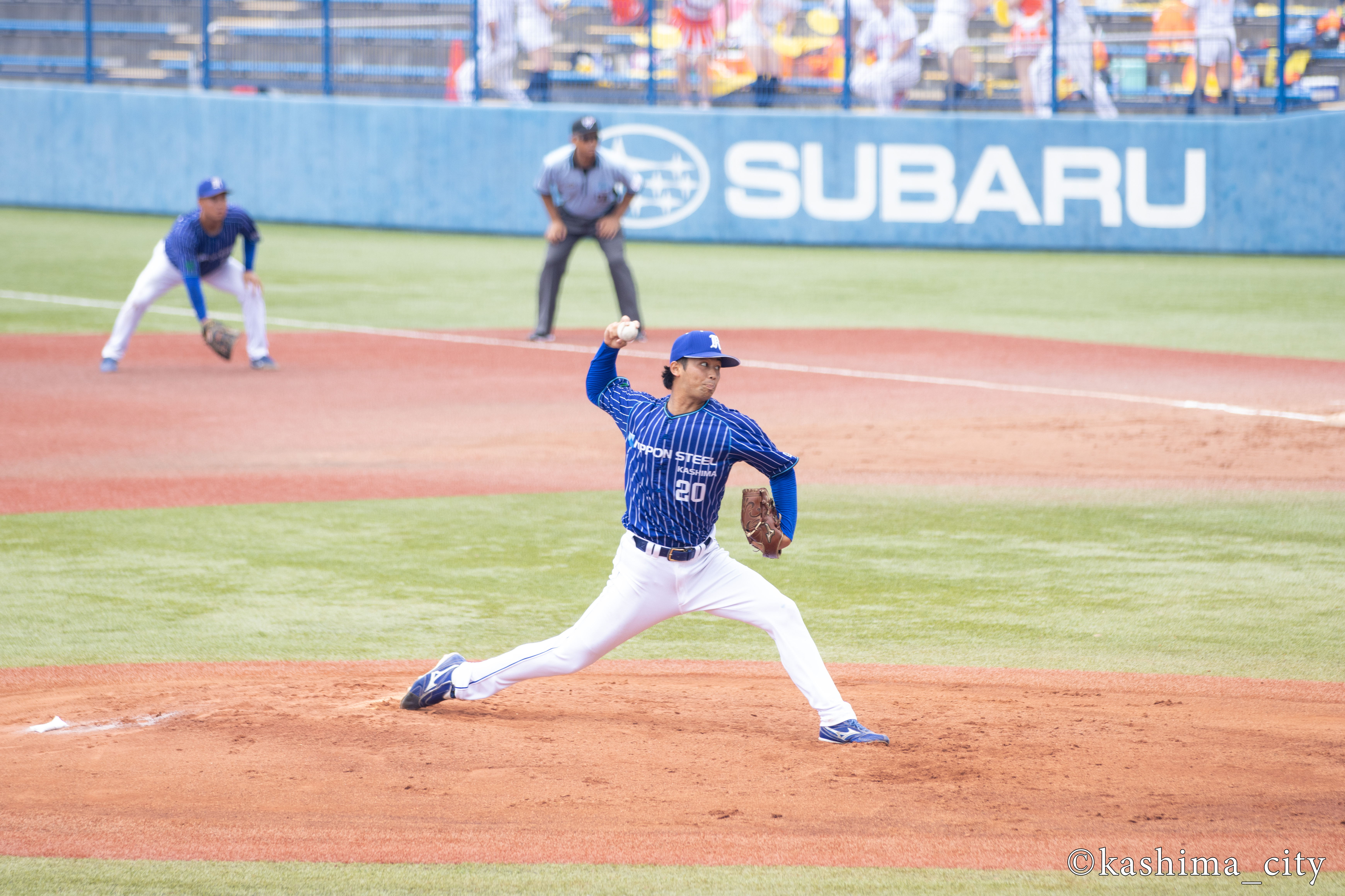 7回から登板しリードを守り切った金城投手