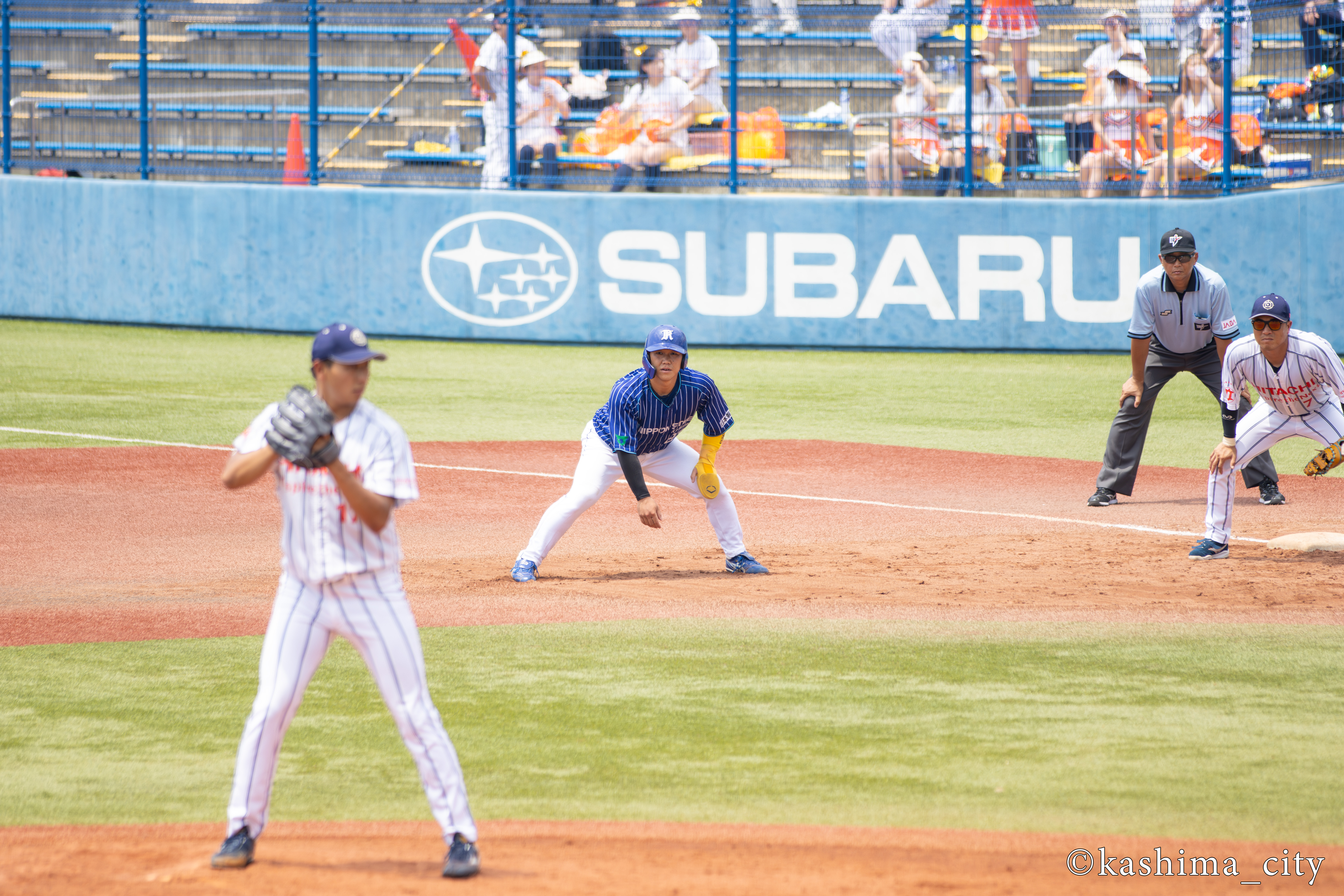 一塁ランナーの様子