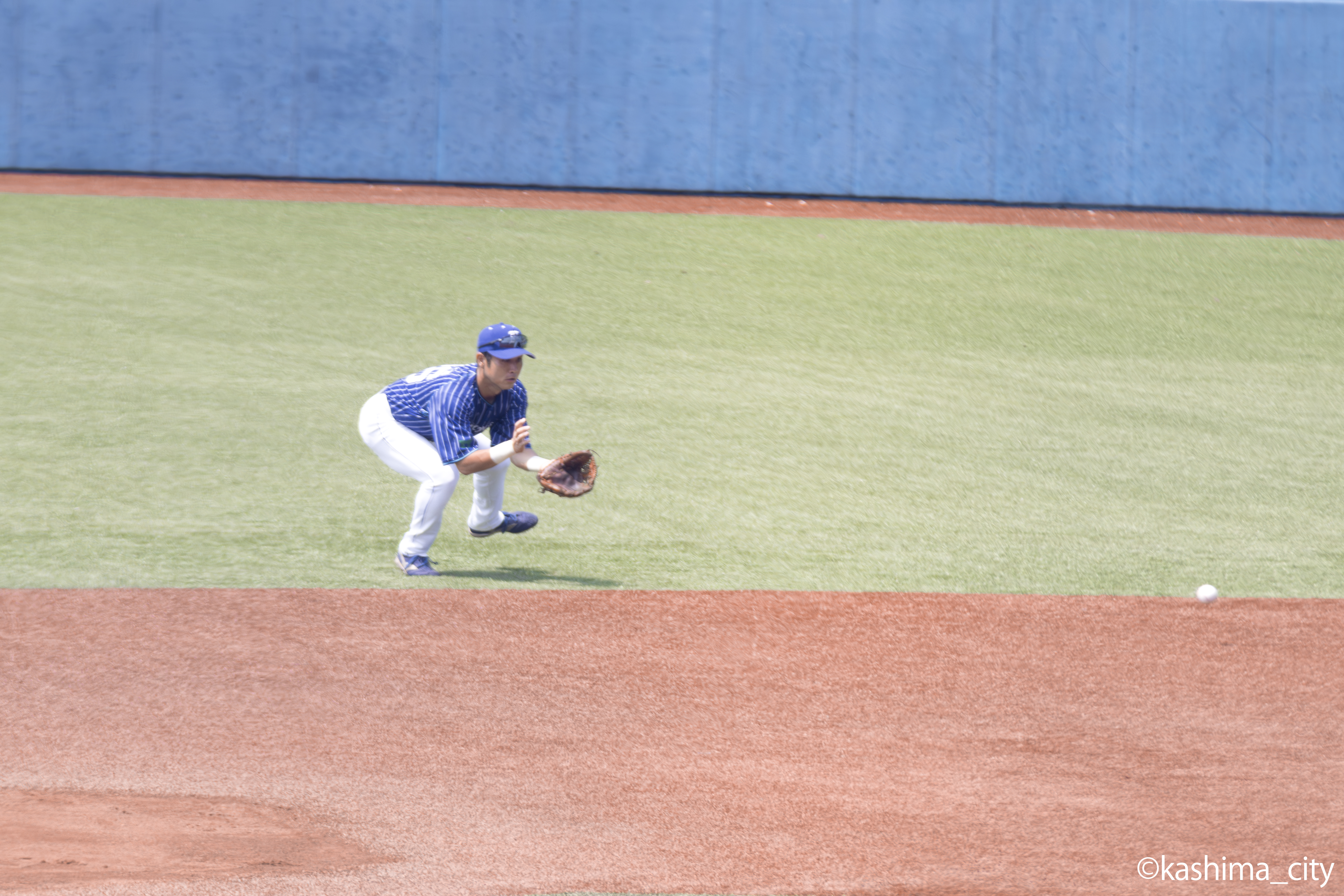 セカンドの守備の様子