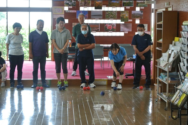 ボッチャ教室の様子