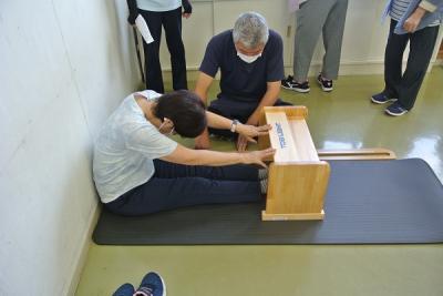 長座体前屈の測定