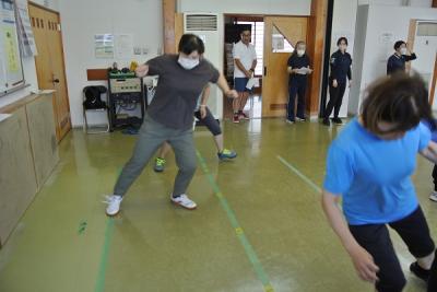 反復横跳びの測定