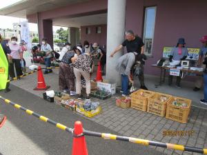 青空市の様子