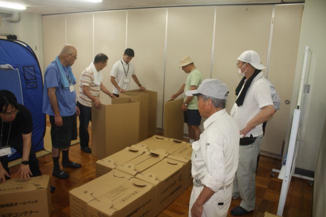 避難所開設運営訓練