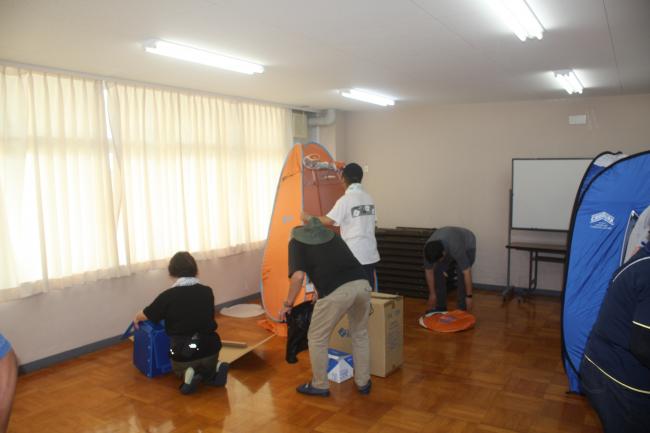 避難所開設運営訓練