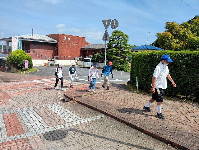 ウォーキングの様子