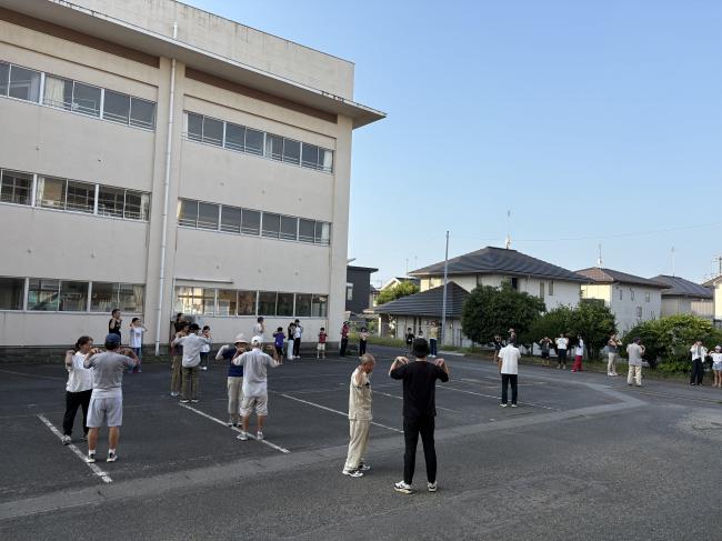 毎朝ラジオ体操