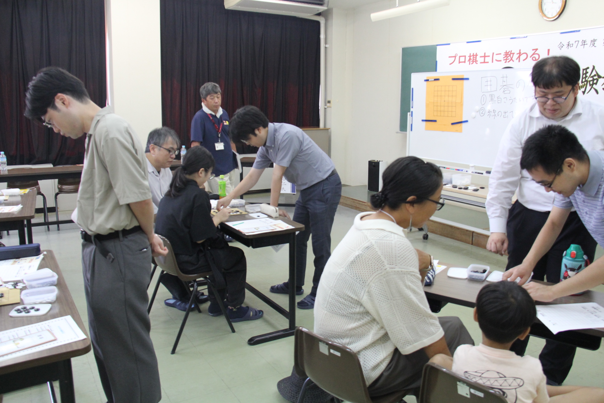 第2回市民カレッジ親子で囲碁体験教室活動報告③