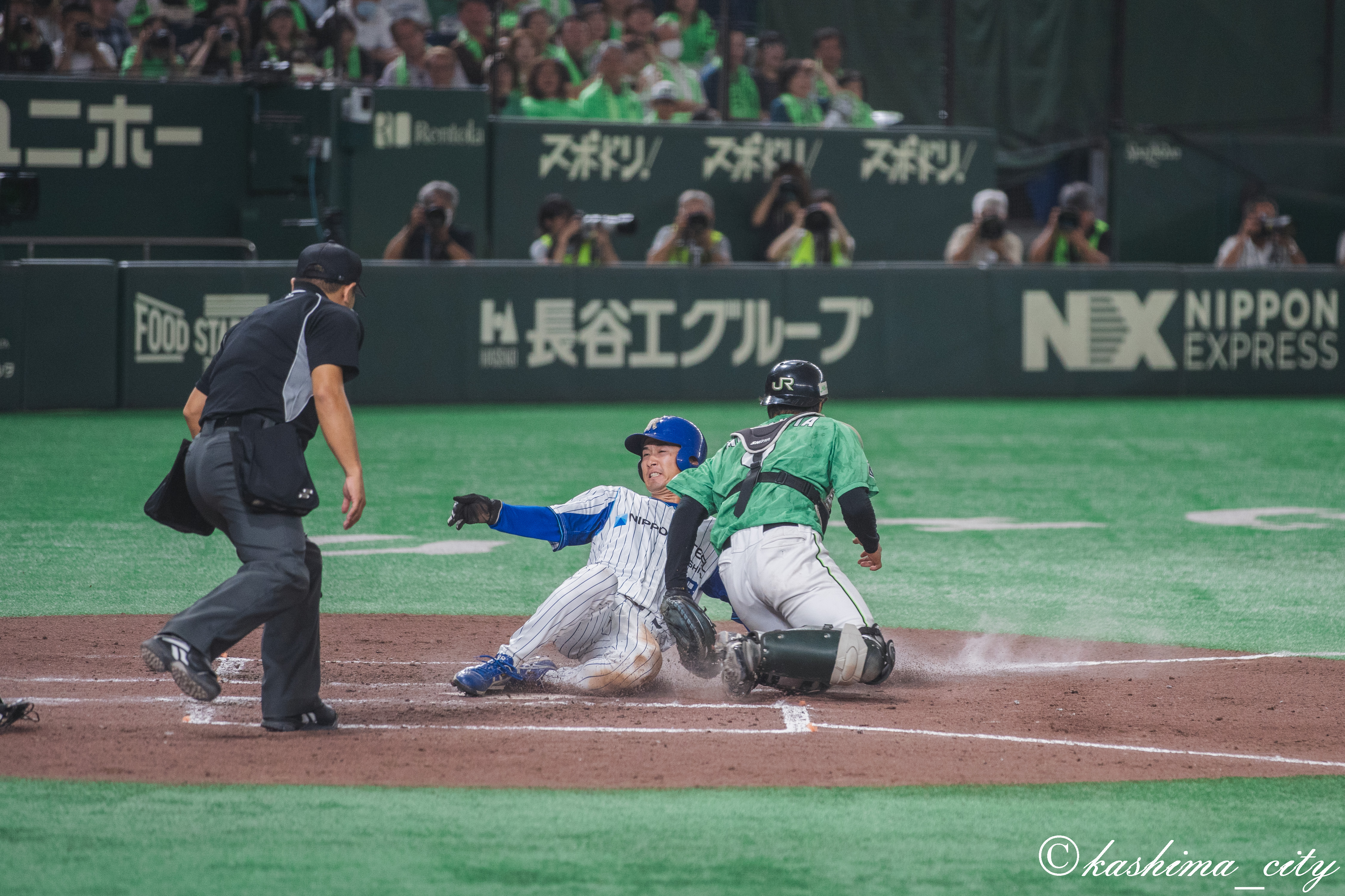 1回戦５回裏1点目