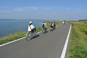 北浦大橋が見えてきた