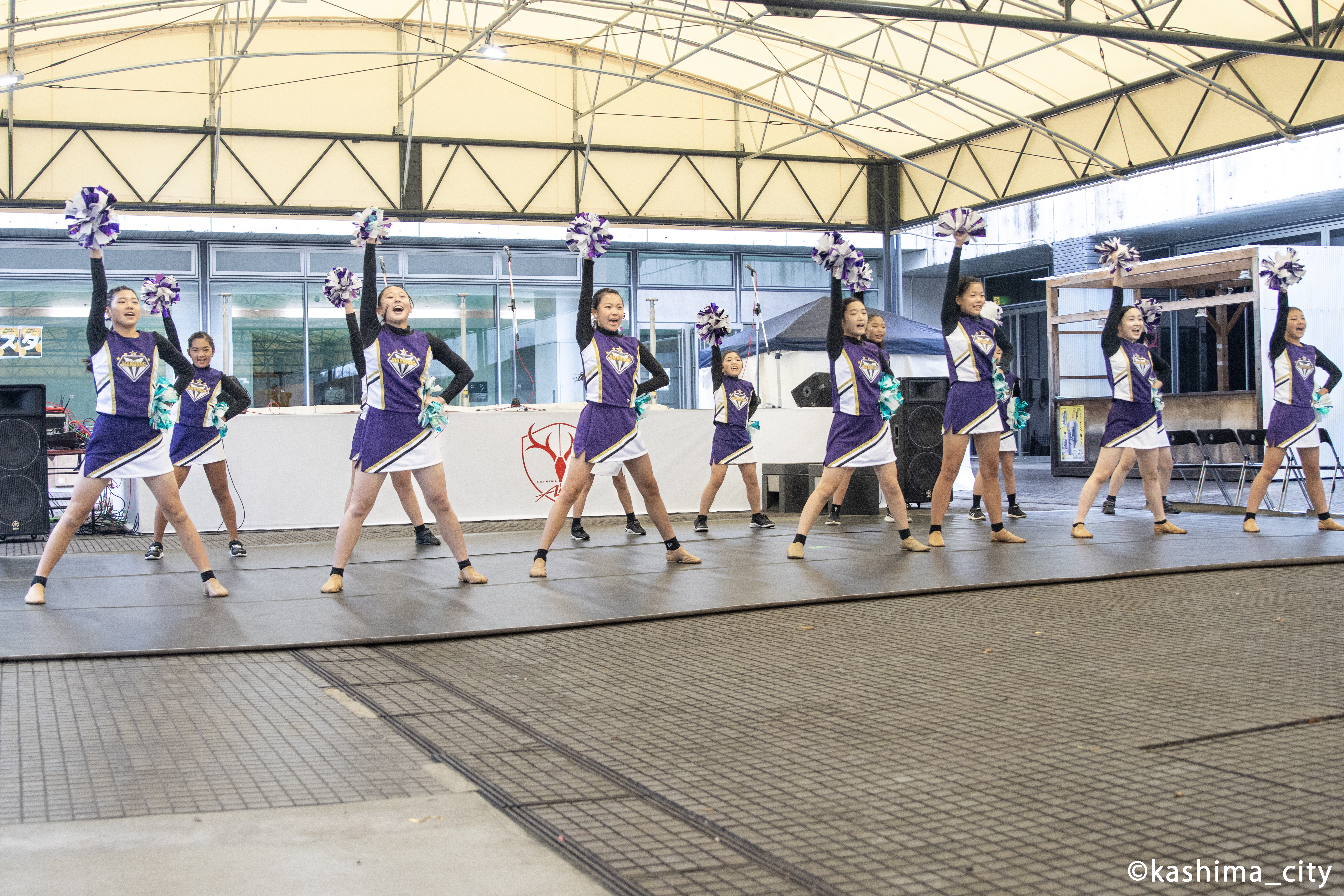 チアダンスの様子
