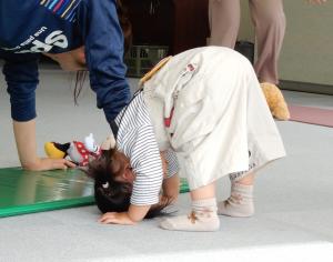 ダウンドッグ上手にできました