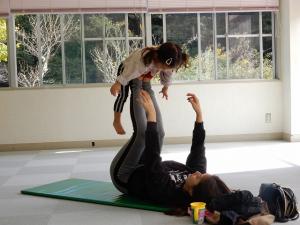 ママとポーズ♪