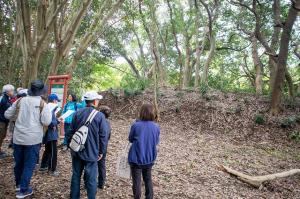 千年塚古墳は方墳です