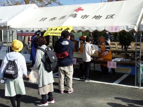 模擬店うどん販売