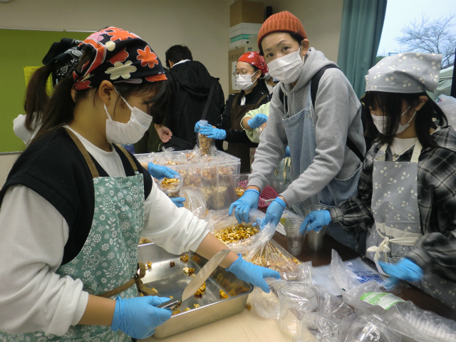 厨区のポップコーン販売