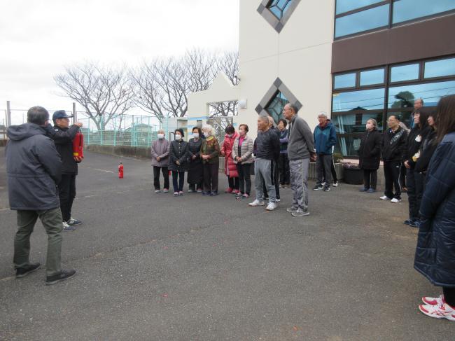 公民館　防災訓練12.23