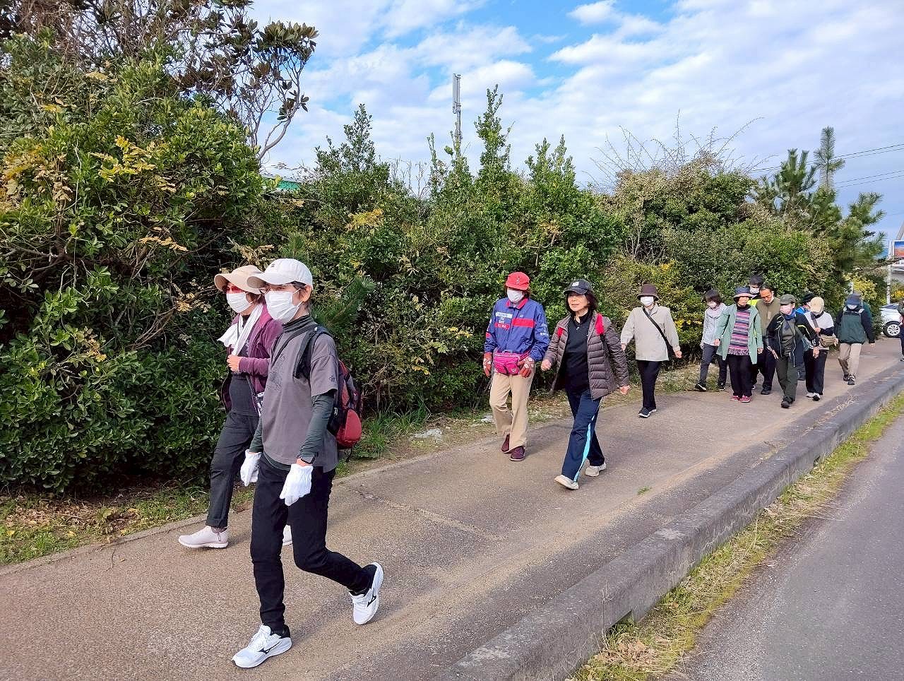 ウォーキングの様子