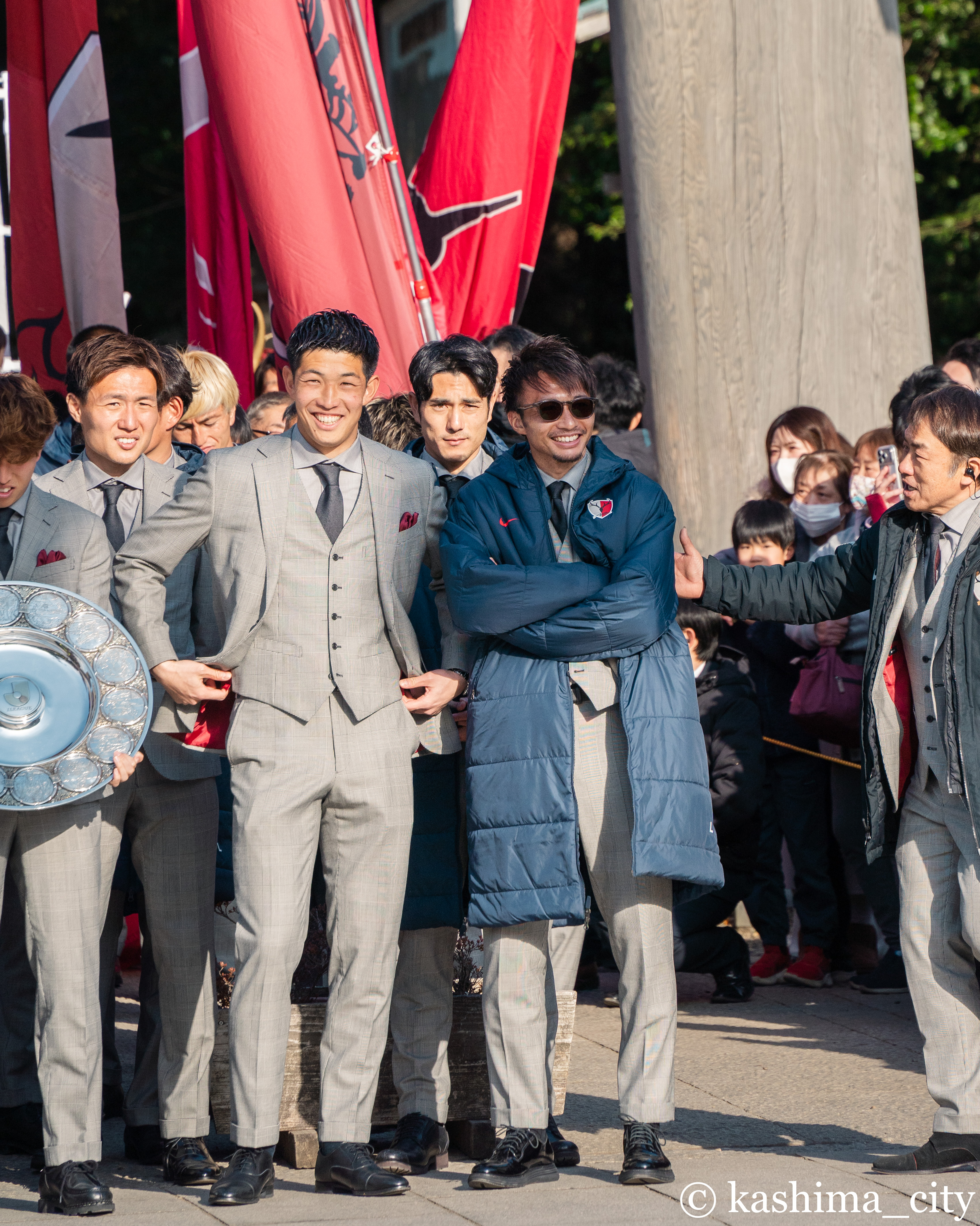 優勝パレードの様子