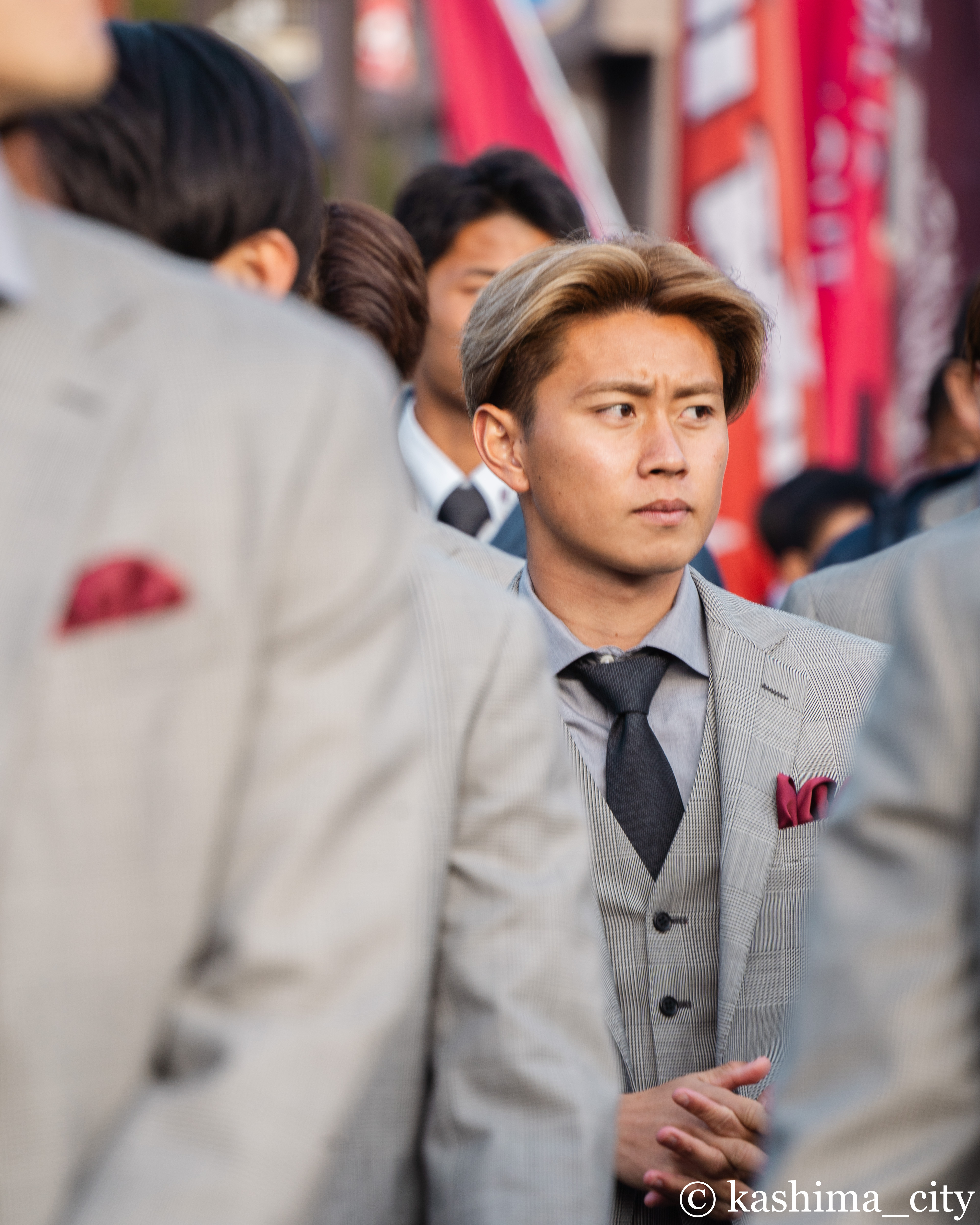 優勝パレードの様子