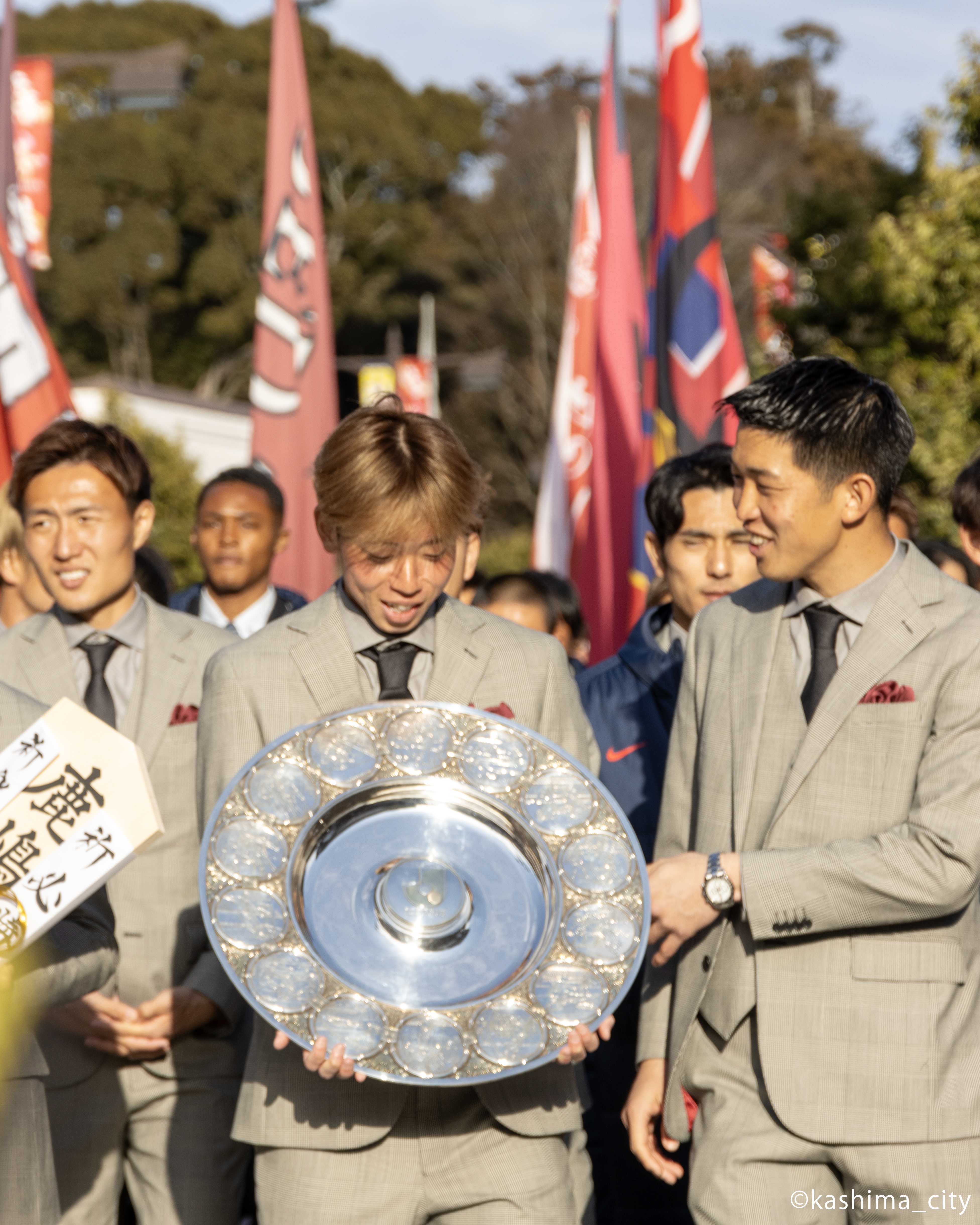 優勝パレードの様子