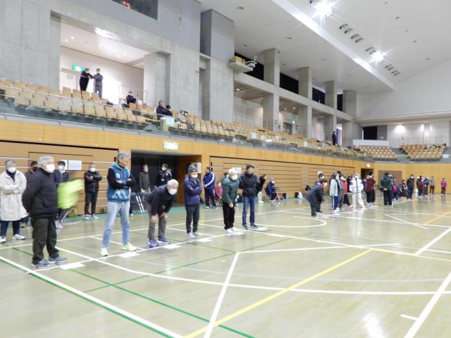 サロンゆたかな郷チームの試合の様子。