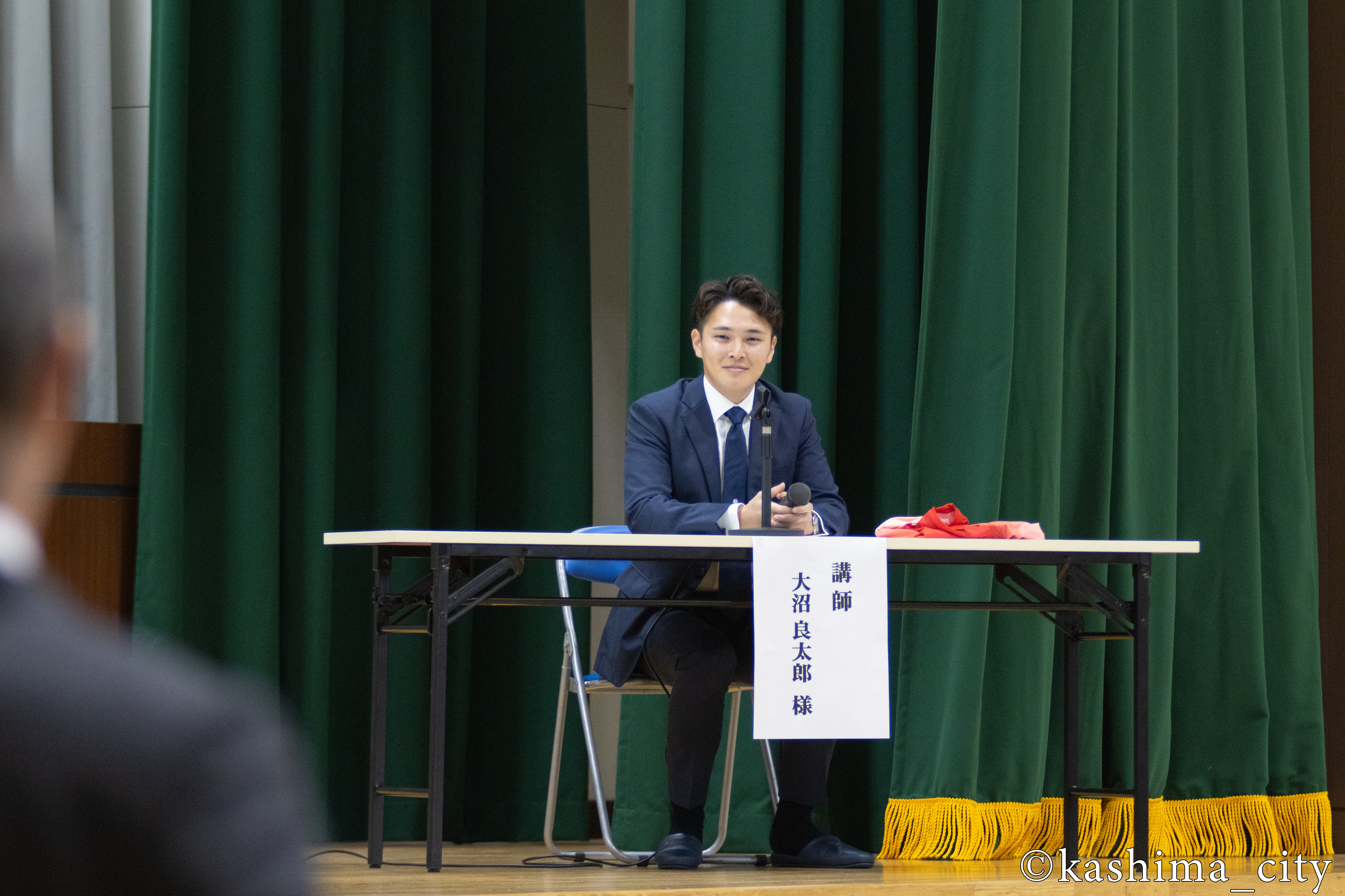 大沼良太郎さんの講演会の様子