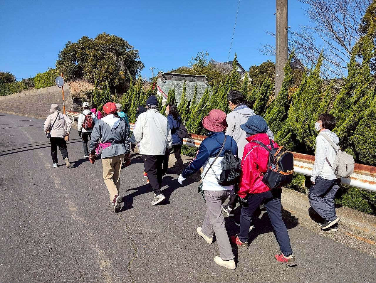 ウォーキングの様子