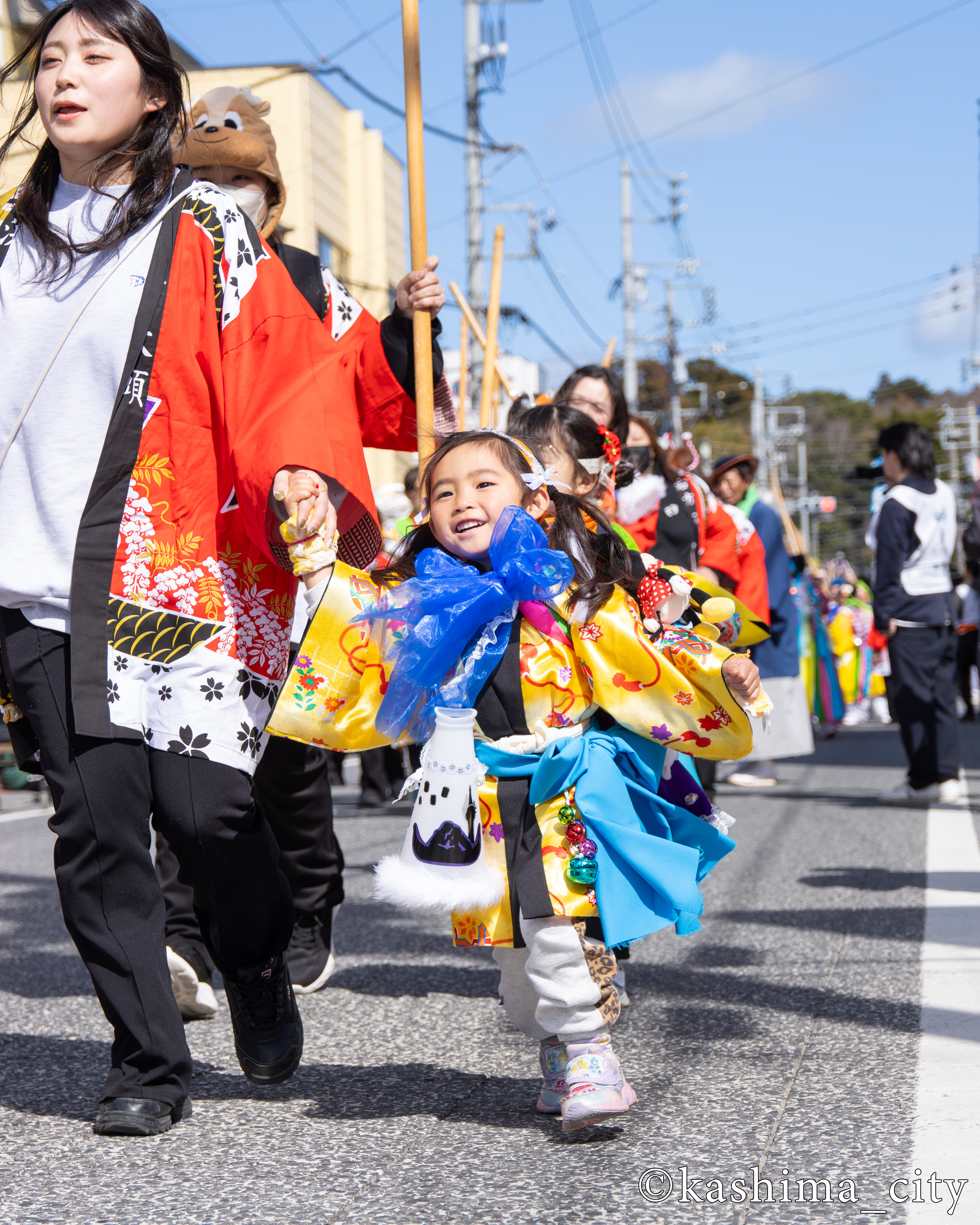 右方大頭浜津賀郷の女の子
