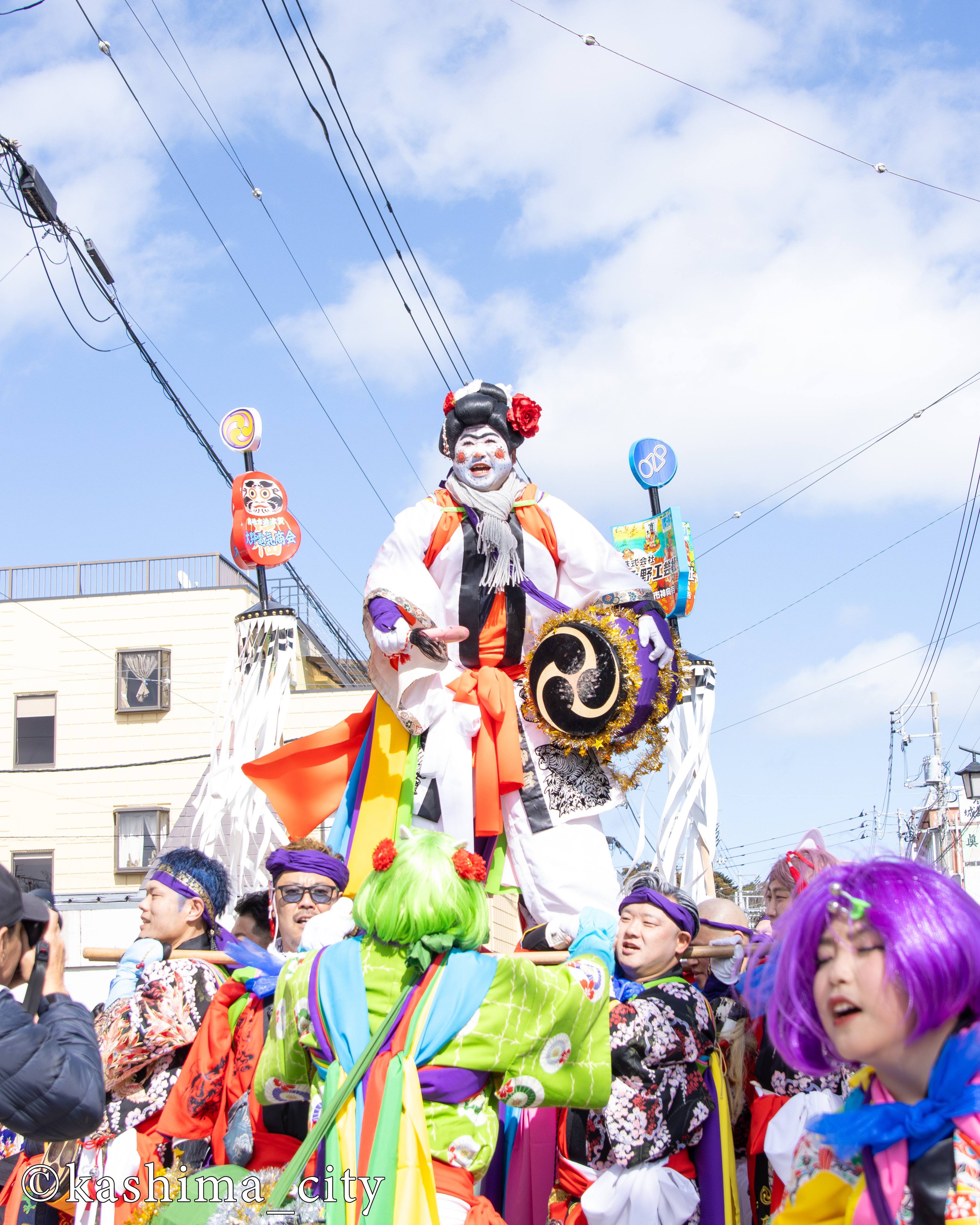 右方大頭浜津賀郷の祭頭囃し