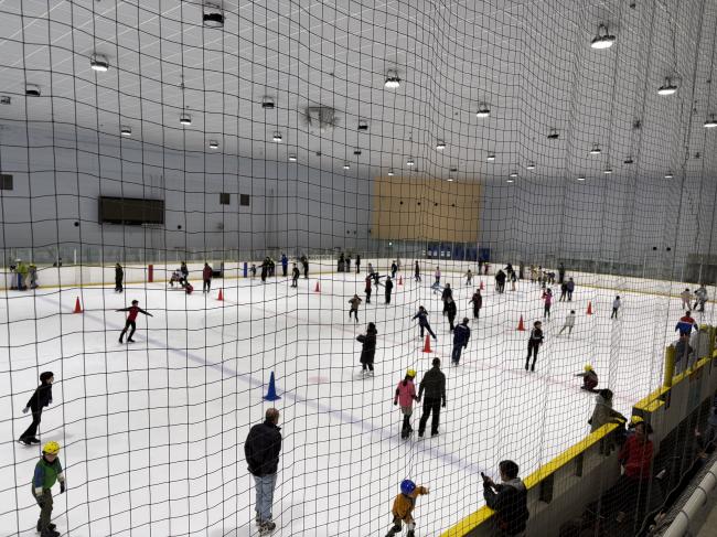 親子スケート体験