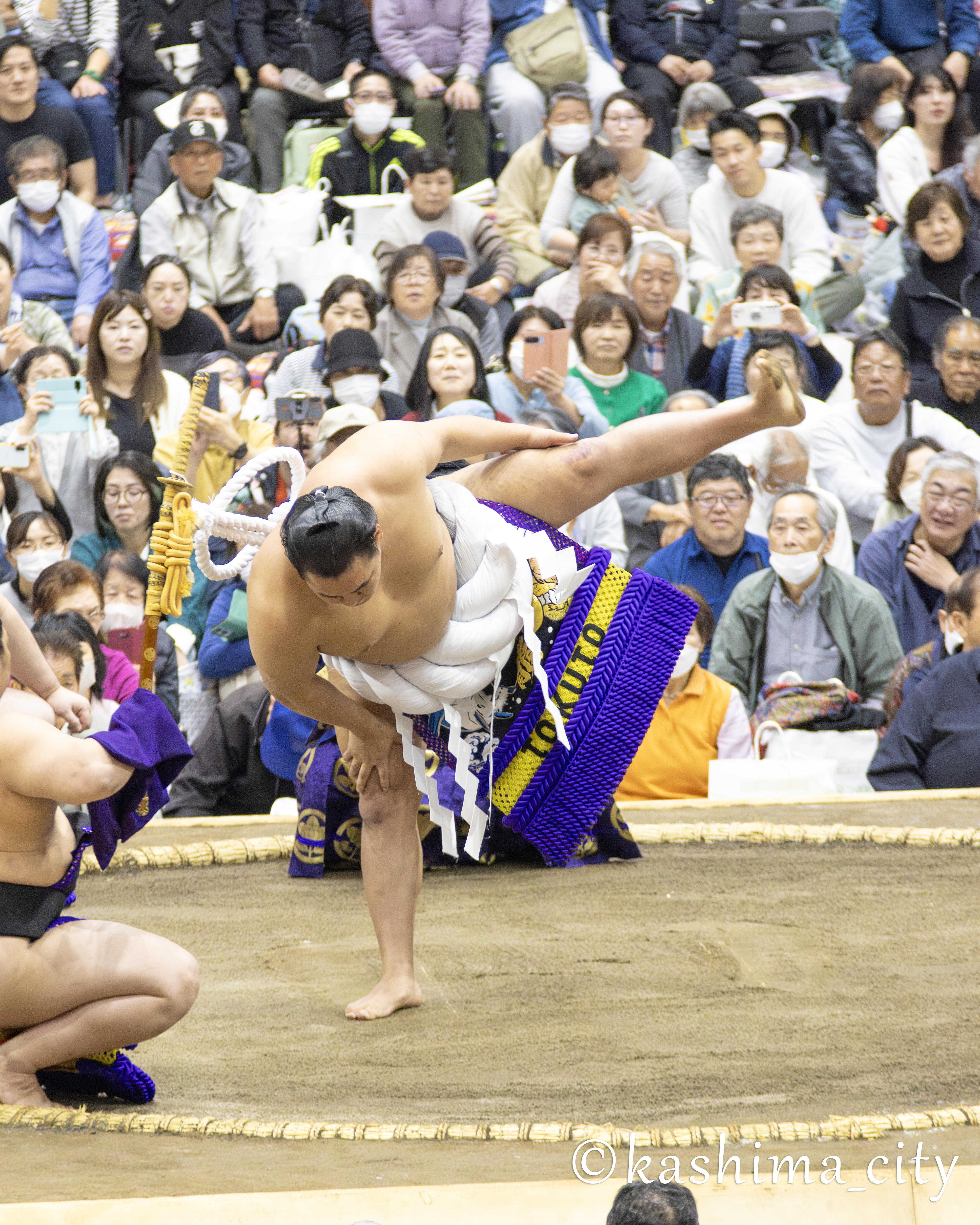 豊昇竜　横綱土曜入