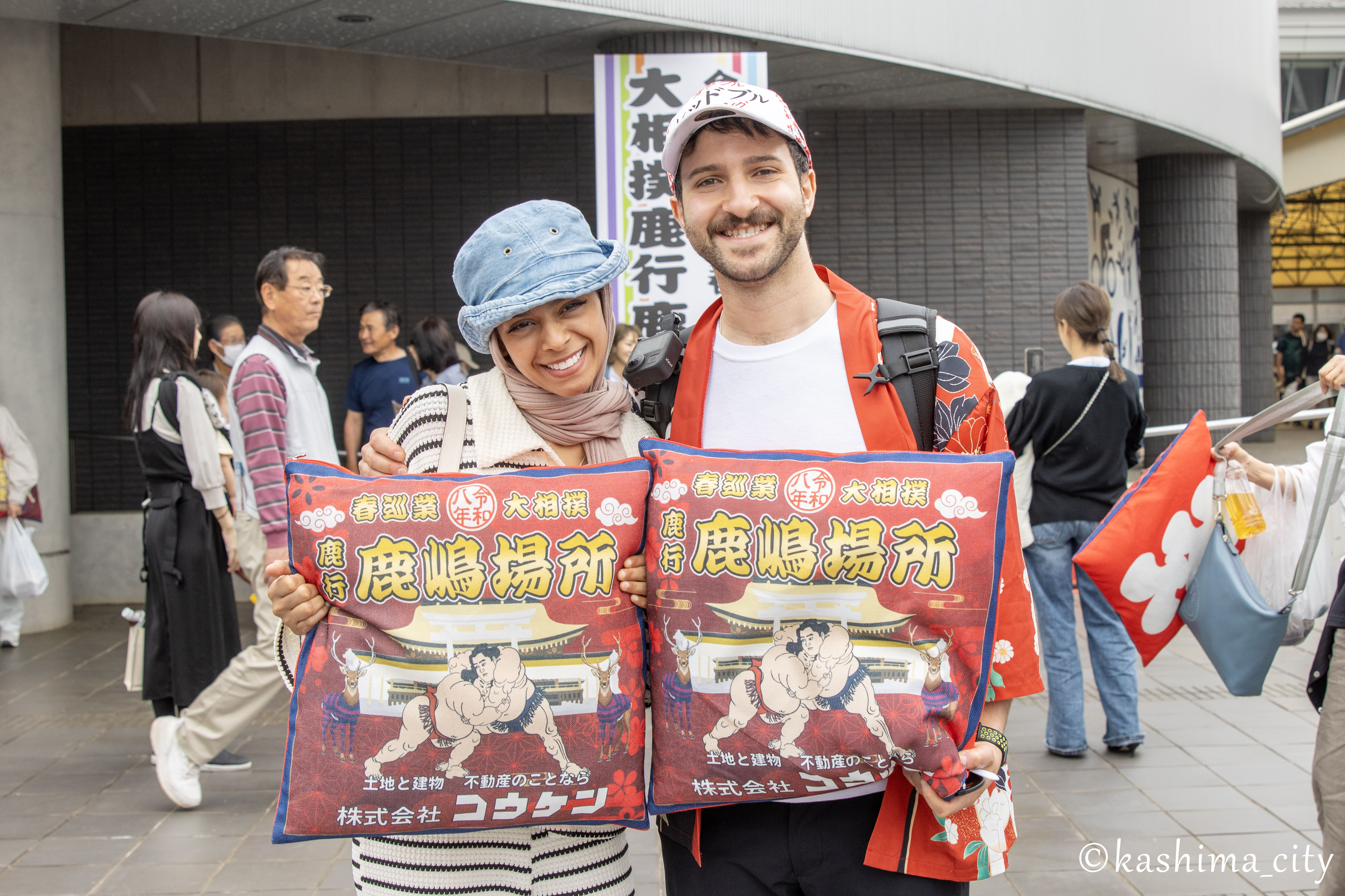 鹿行鹿嶋場所座布団3