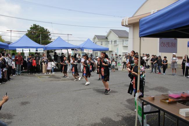 スタート祭よさこい披露
