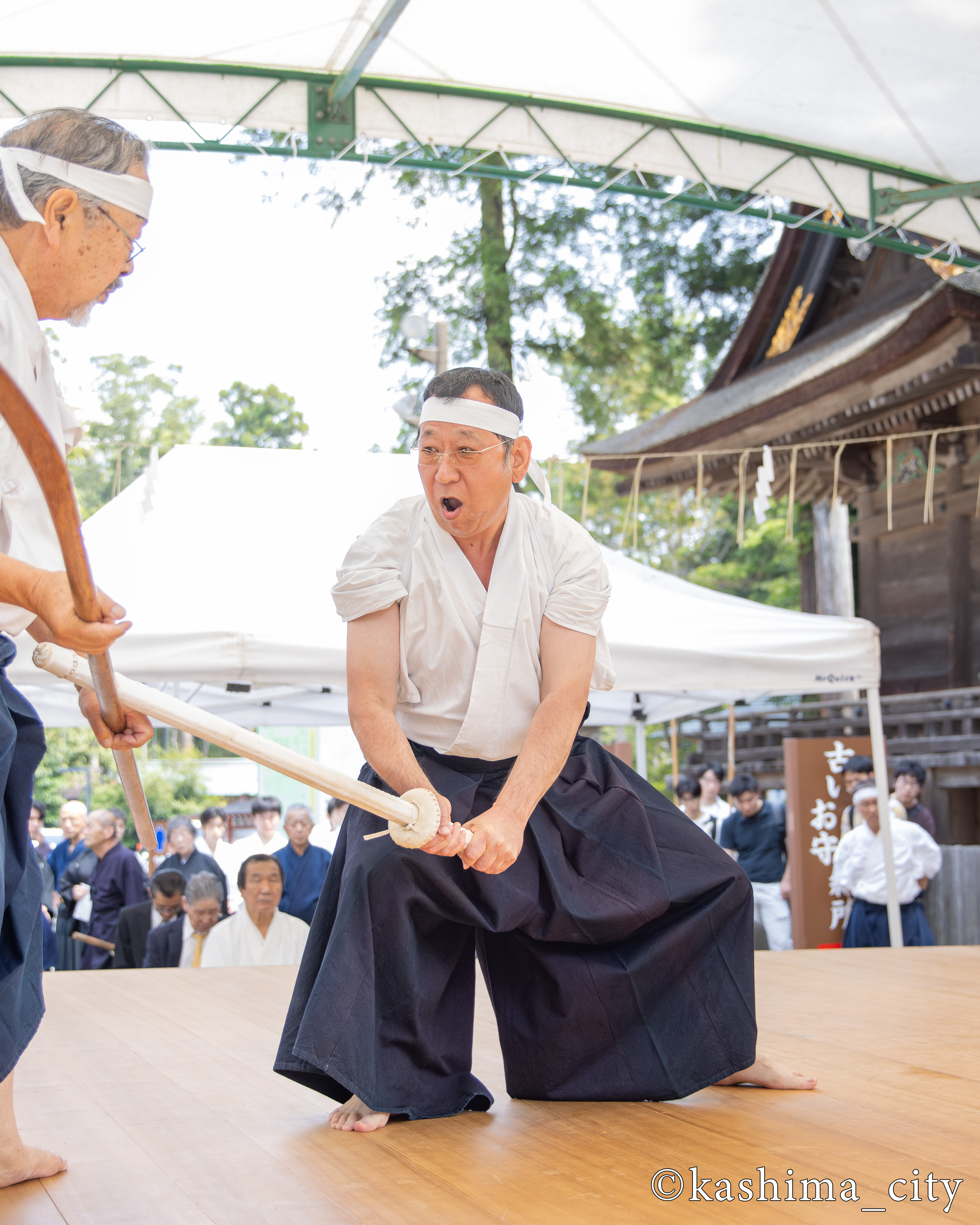 渾身の演武を披露