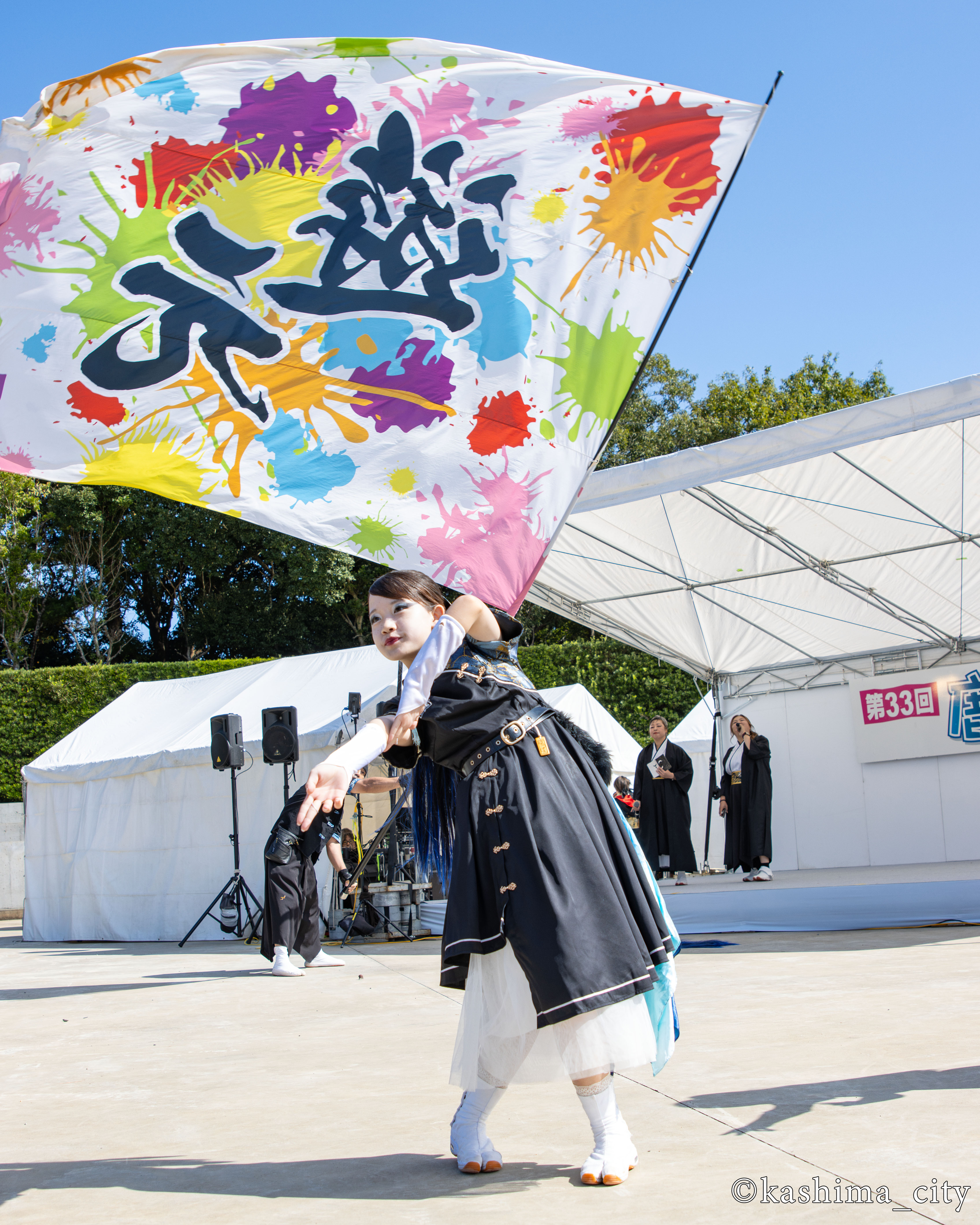 ステージでのダンスの様子